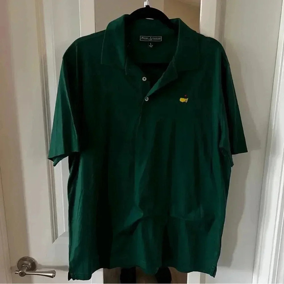 Masters Collection Green Cotton Polo Size Large - Picture 1 of 5